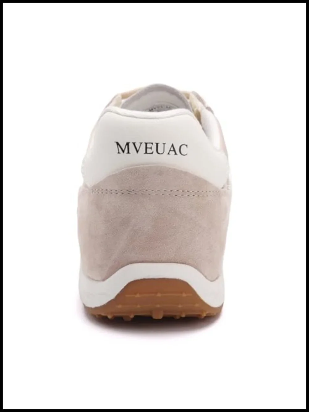 Retro Lace-Up Fashion Sneakers with Suede Leather Patchwork, Non-Slip Gum Sole